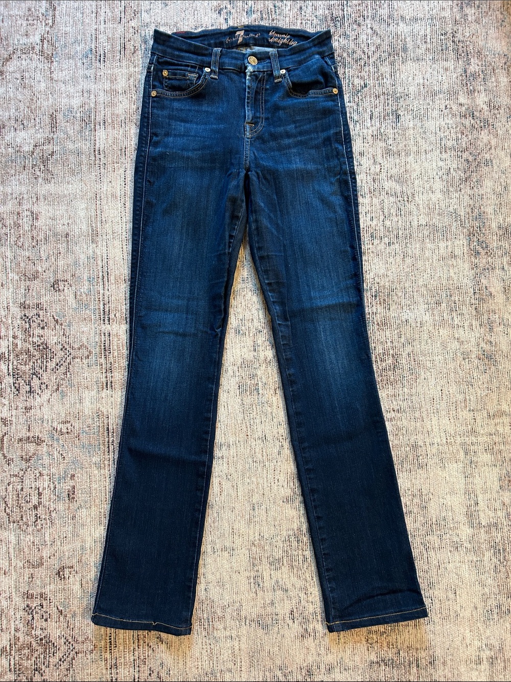 7 For All Mankind “Kimmie Straight Leg”Jeans Size 24 NWOT
